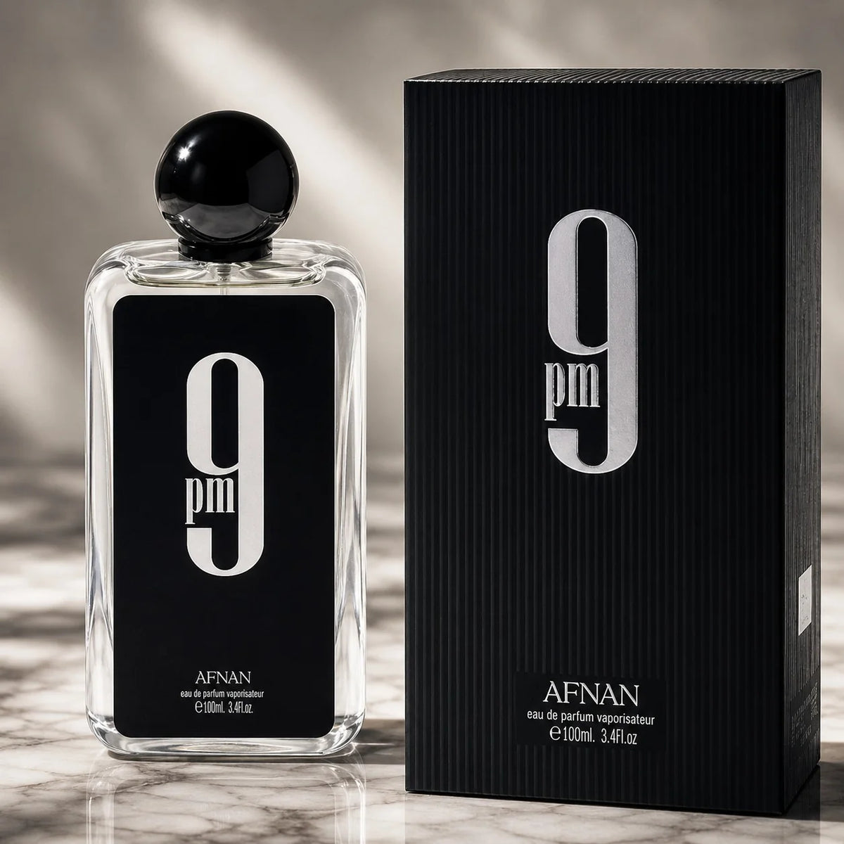 Afnan 9 PM Eau de Parfum for Men 100 mL / 3.4 fl oz – Brand New
