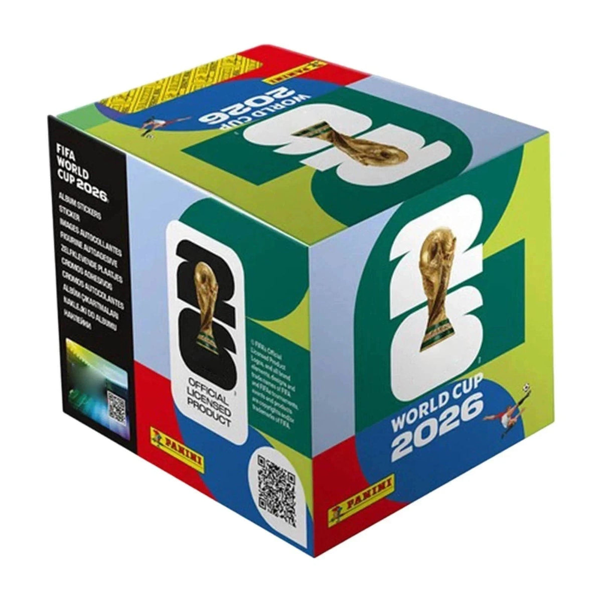 FIFA World Cup 2026 Panini Official Licensed Collection Box – 50 Packs / 350 Stickers