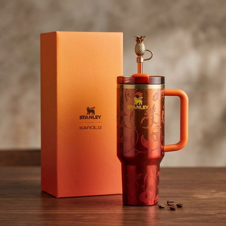 Stanley x KAROL G 40oz Quencher H2.0 FlowState Tumbler Cup – New Limited Edition