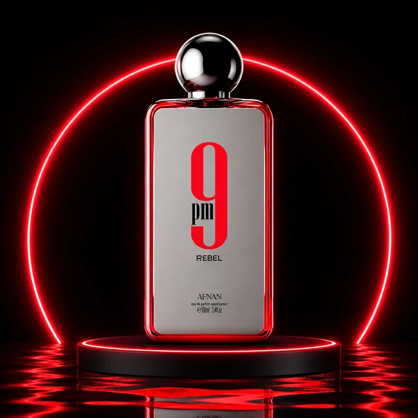 Afnan 9 PM Rebel Eau de Parfum Unisex 100 mL / 3.4 fl oz – Brand New