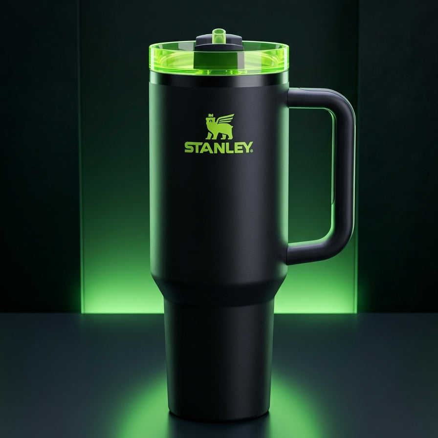 Stanley Halloween Web Glow H2.0 40oz Tumbler Limited Edition New Fast Shipping