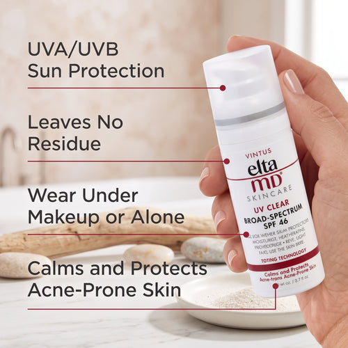 EltaMD UV Clear Tinted Face Sunscreen SPF 46 Oil-Free Zinc Oxide Broad Spectrum Sunscreen