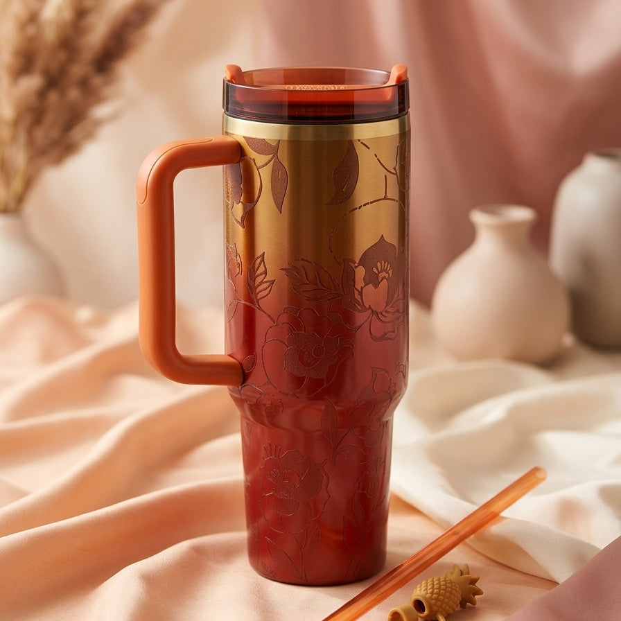 Stanley x KAROL G 40oz Quencher H2.0 FlowState Tumbler Cup Limited Edition