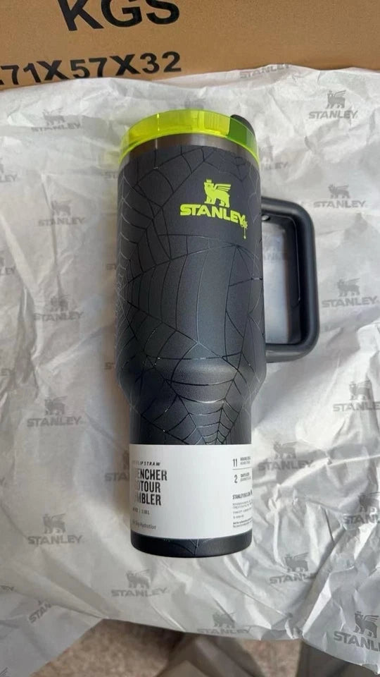 Stanley Halloween Web Glow H2.0 40oz Tumbler Limited Edition- New Fast Shipping